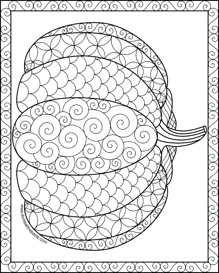 736x920 Pumpkin Pictures To Color With Free Printable Pumpkin Coloring