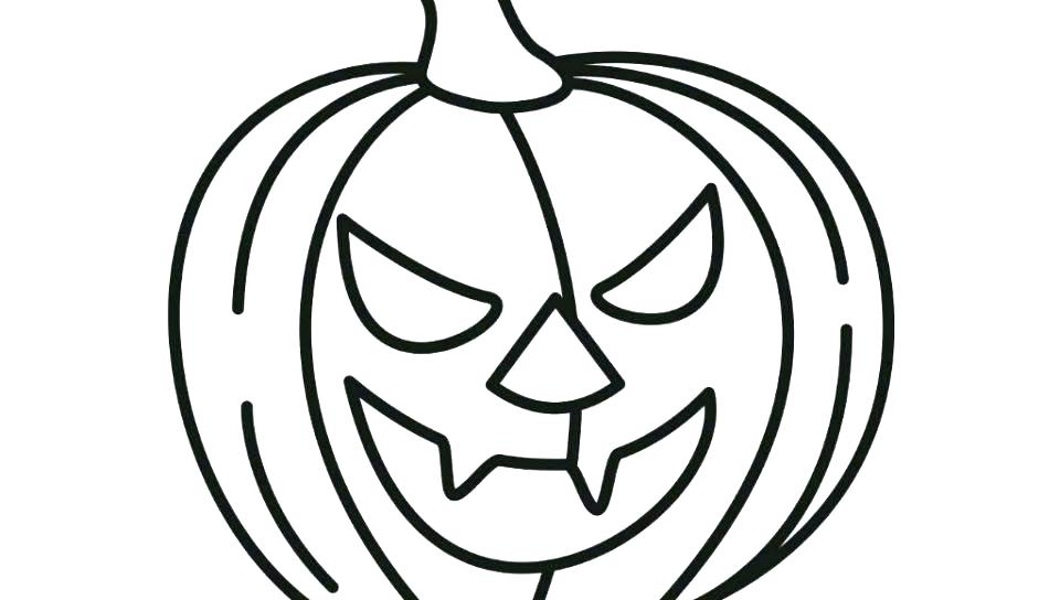 960x544 Pumpkin Coloring Pages Free Printable