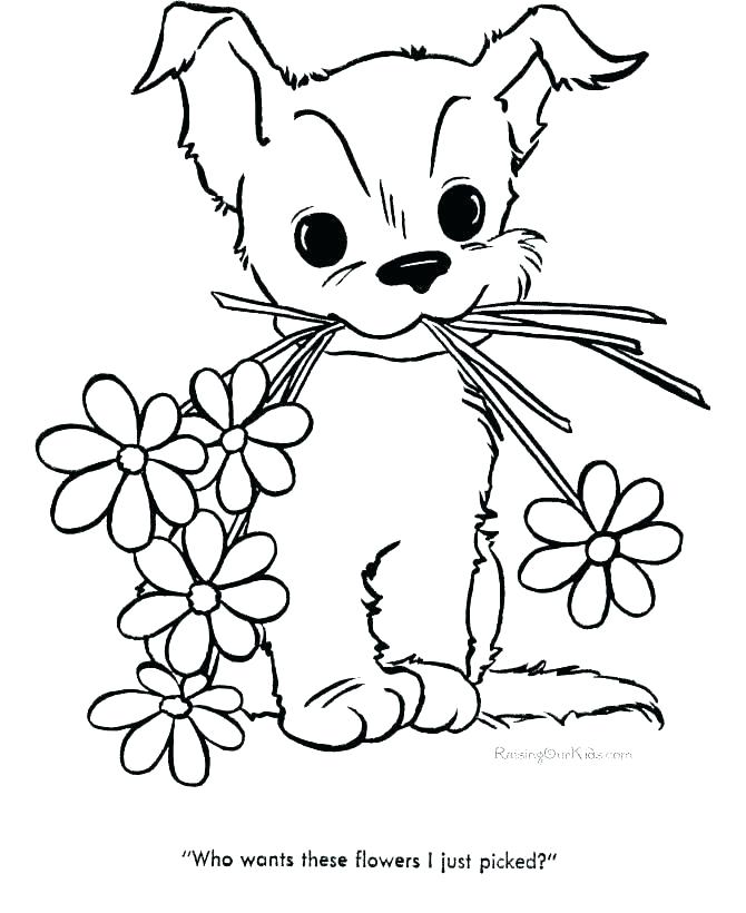 670x820 Coloring Pages Of Puppies Puppies Coloring Page Puppy Coloring