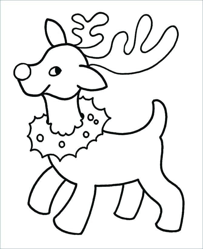 670x820 Free Printable Christmas Reindeer Coloring Pages And Family Page