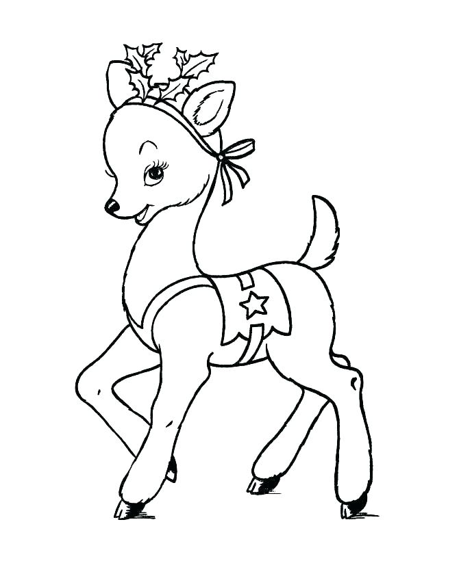 670x820 Reindeer Colouring Pages To Print Reindeer Coloring Pages