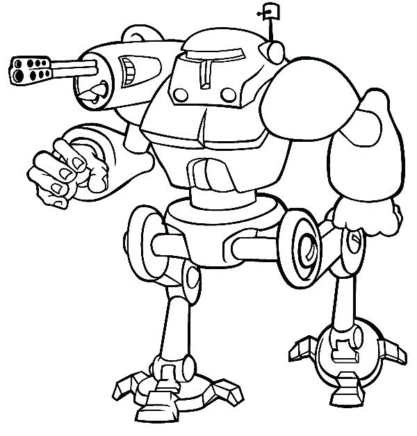 600x627 Robot Coloring Page Robot Coloring Pages Robots Sketch Of Combat