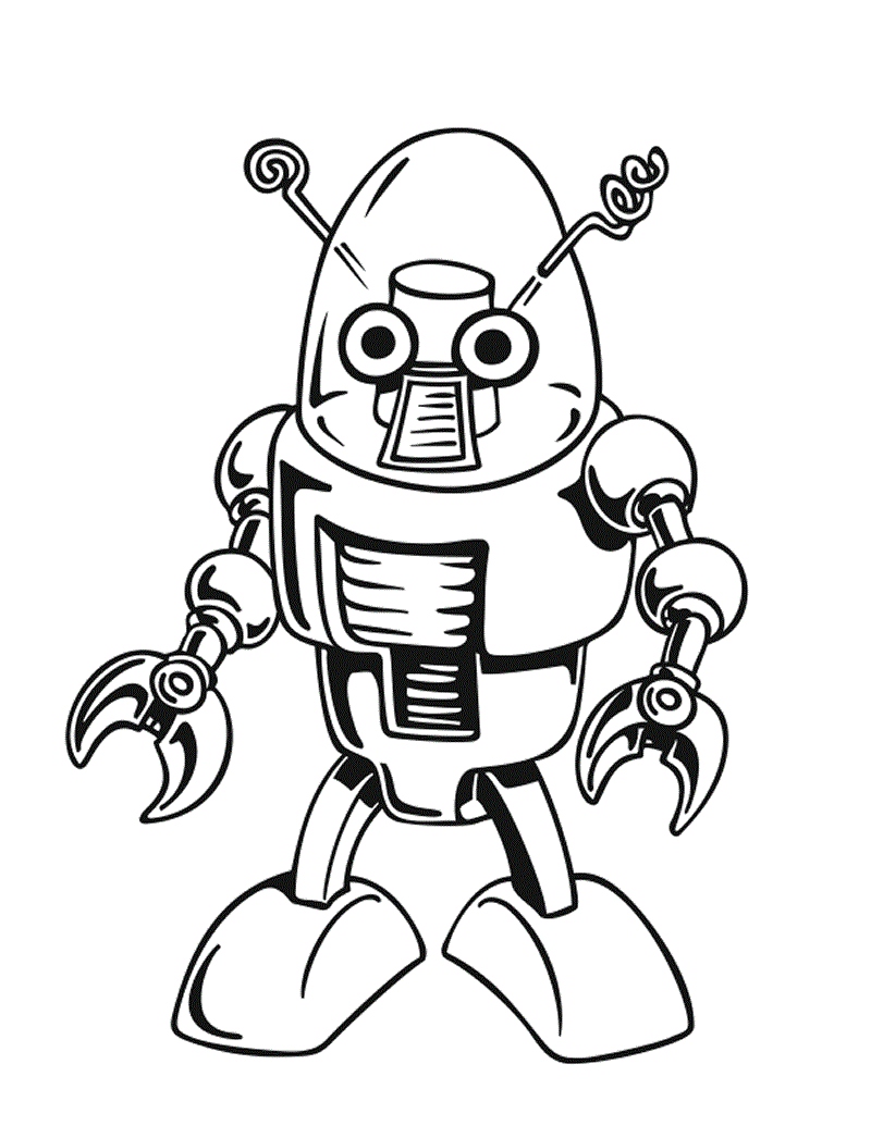 800x1035 Robot Coloring Pages Lovely Free Printable Robot Coloring Pages