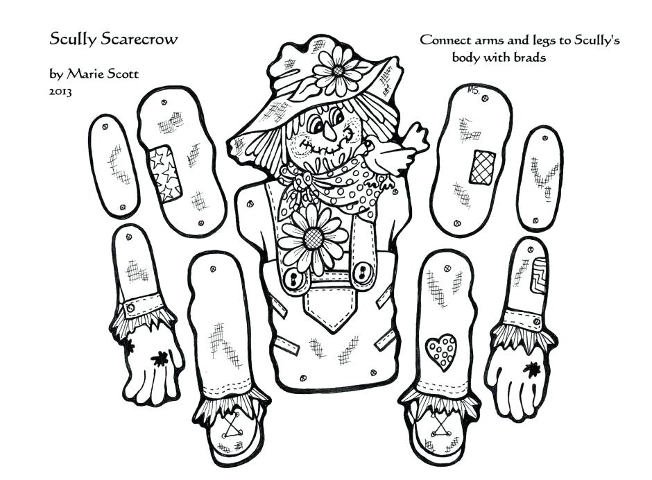 940x692 Scarecrow Coloring Pages Scarecrow Coloring Pages Top Rated