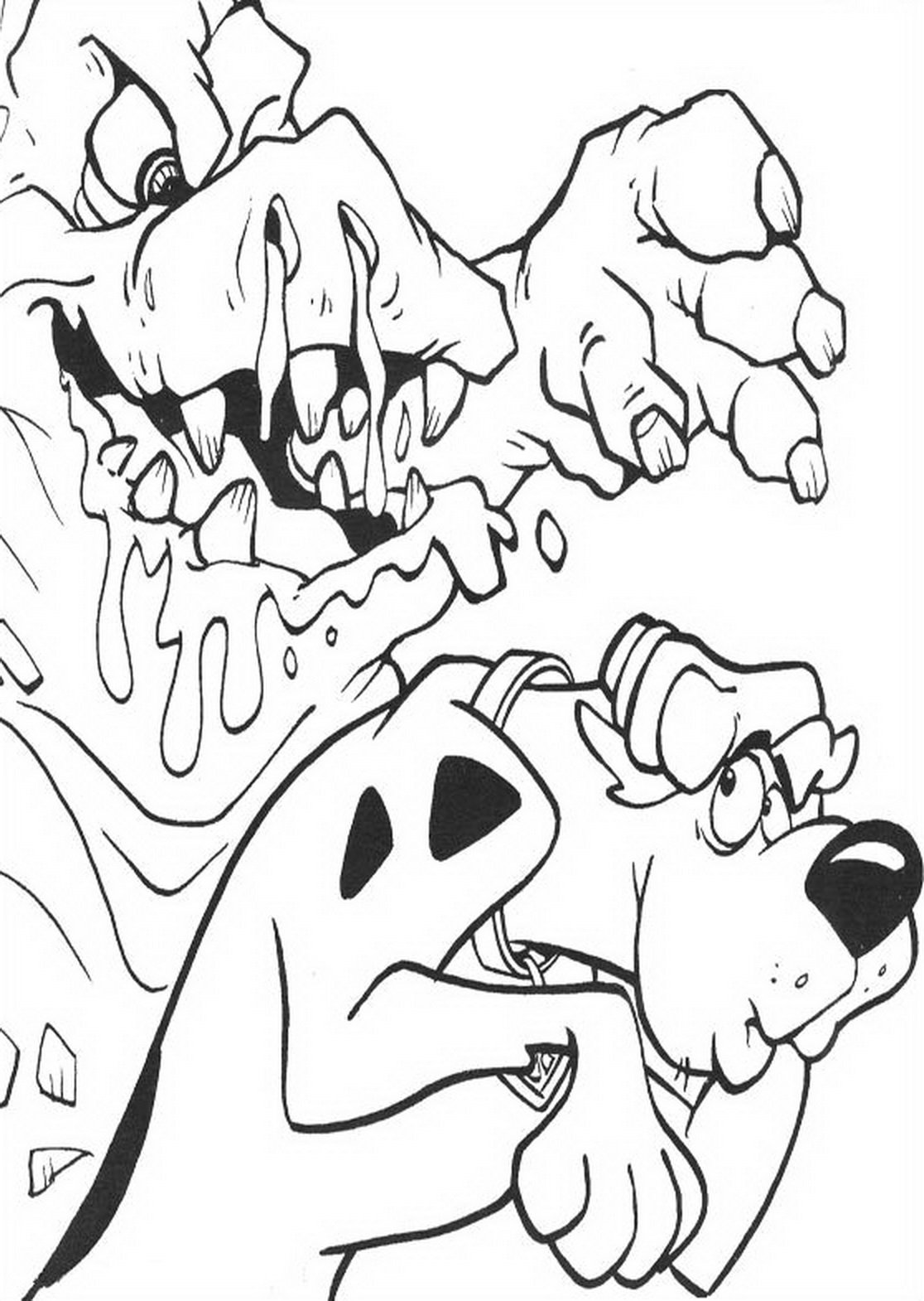 1116x1570 Scooby Doo Coloring Pages Printable Of Free General Mystery