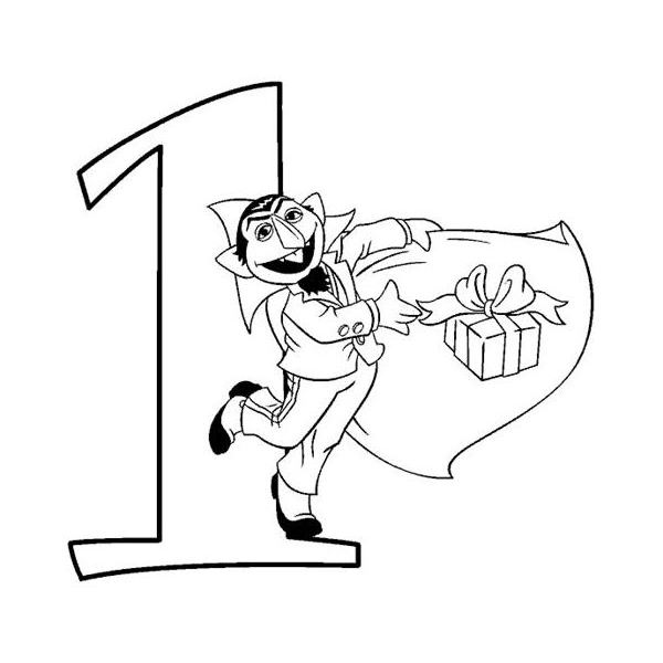600x600 Free Printable Sesame Street Coloring Pages The Dracula