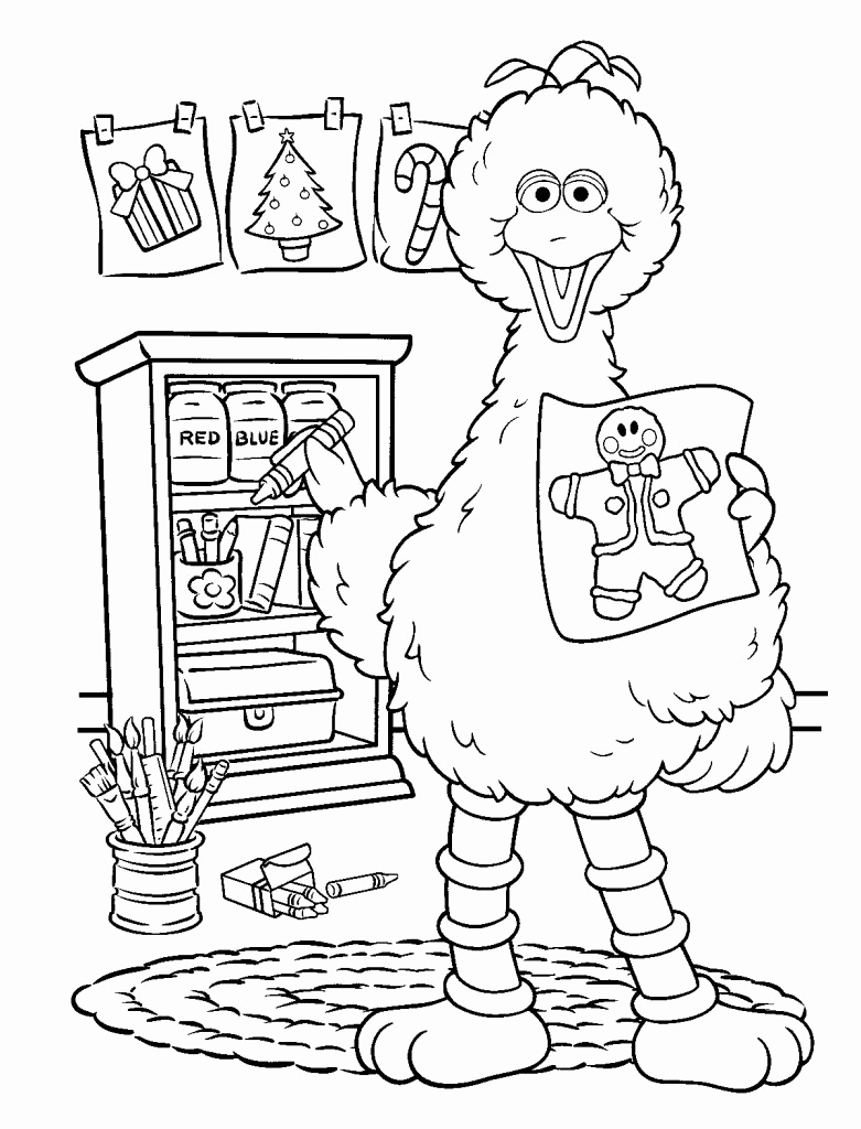 781x1024 Free Printable Coloring Pages Sesame Street Characters Images