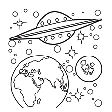 230x230 Solar System Coloring Pages For Your Little Ones