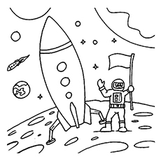 230x230 Top Free Printable Astronaut Coloring Pages Online