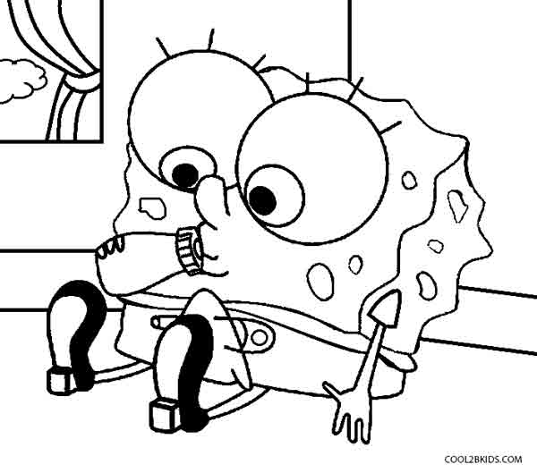 600x529 Printable Spongebob Coloring Pages For Kids