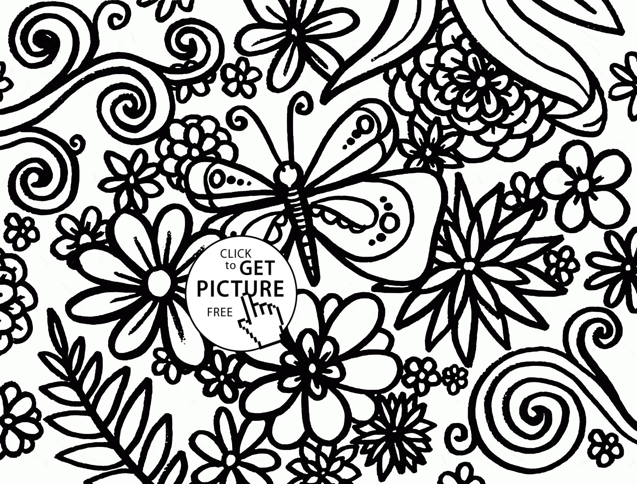 2080x1580 Free Printable Spring Coloring Pages