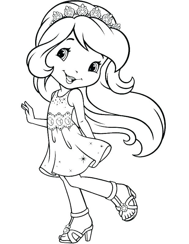 618x800 Strawberry Coloring Pages Printable Strawberry Shortcake Coloring