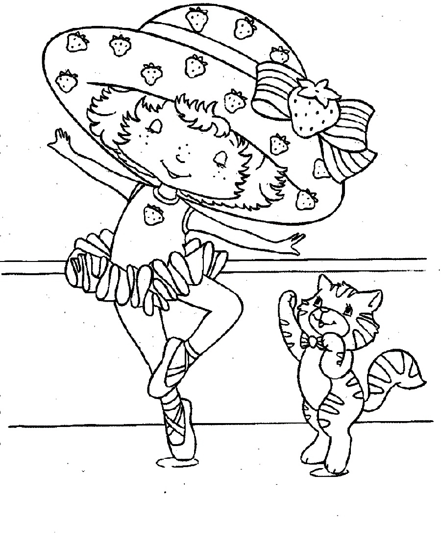 900x1109 Strawberry Shortcake Coloring Pages Printable Pixels