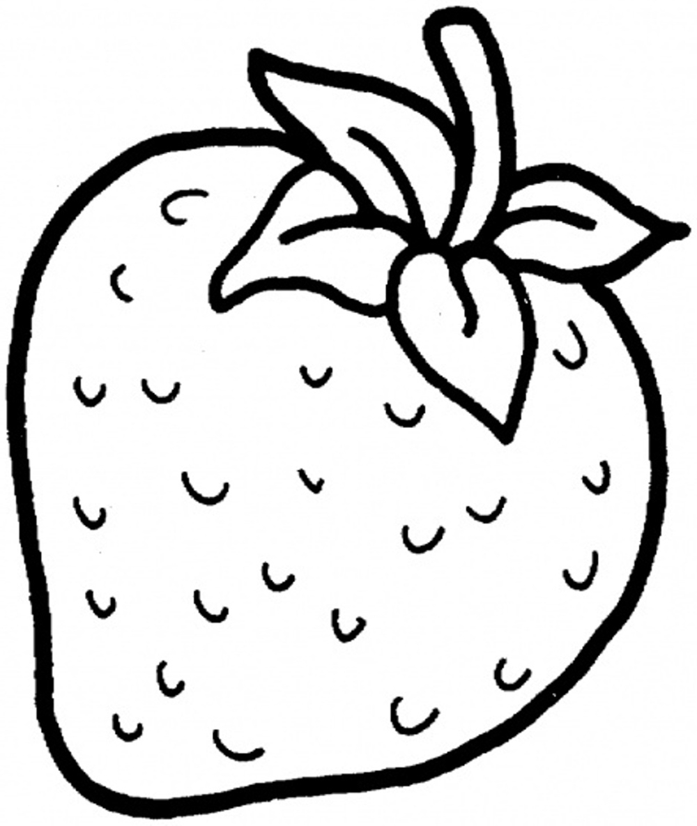 1000x1185 Sweet Strawberry Fruit Fruits Coloring Pages Kids Net