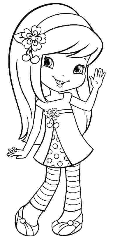 388x817 Strawberry Shortcake And Friends Coloring Pages Games Printable
