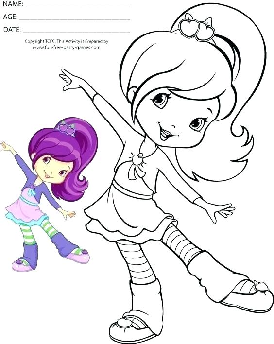 564x708 Strawberry Shortcake Color Pages Printable Strawberry Shortcake