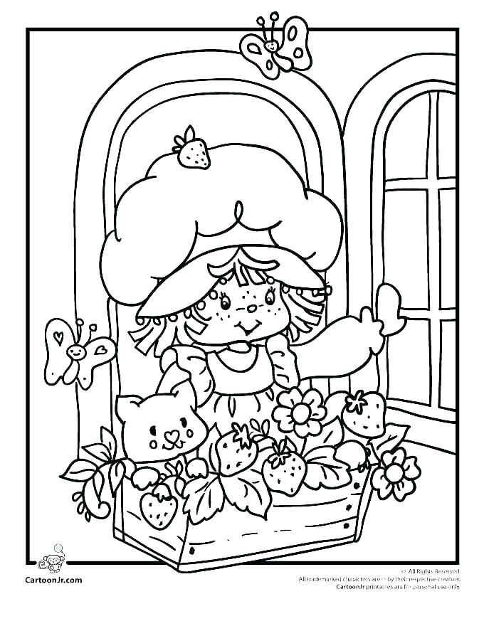 680x880 Strawberry Shortcake Coloring Page Strawberry Shortcake Coloring