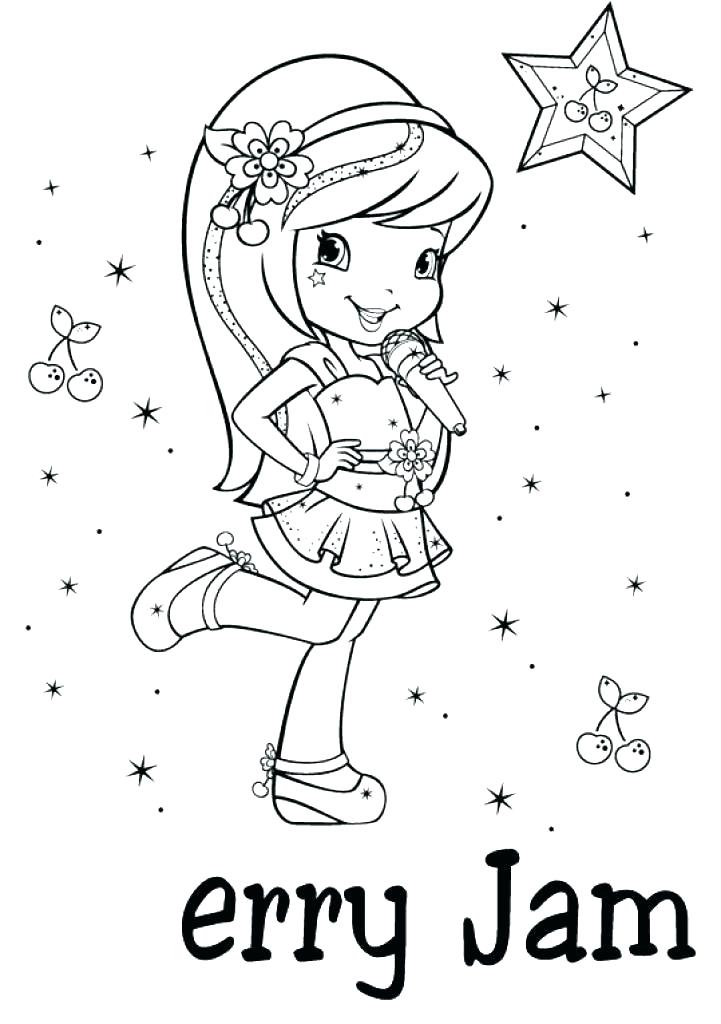 721x1024 Strawberry Shortcake Coloring Sheets