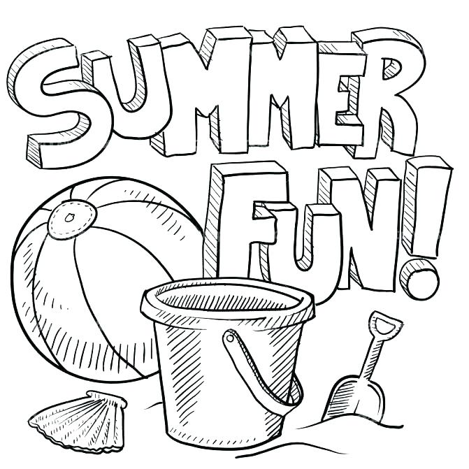 Free Printable Summer Coloring Pages at GetDrawings | Free download