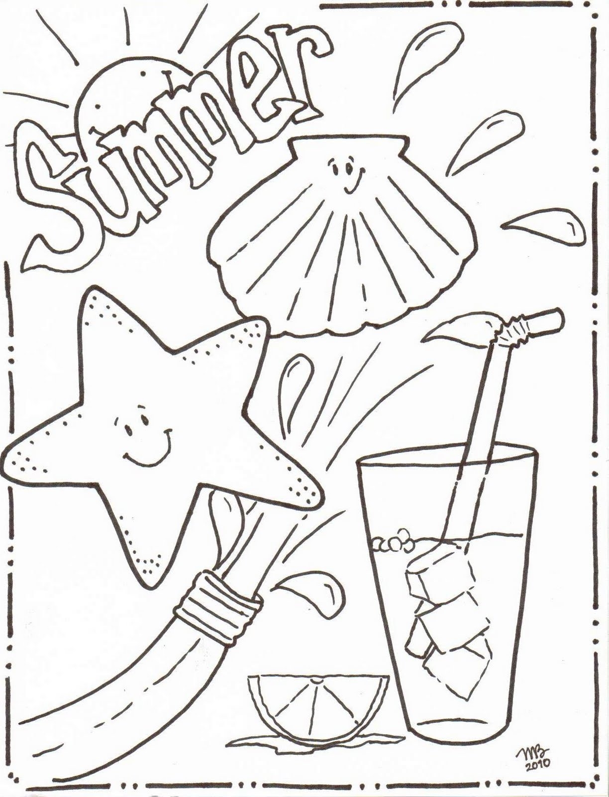 1224x1600 Fun Free Printable Summer Coloring Pages For Kids Good Ones