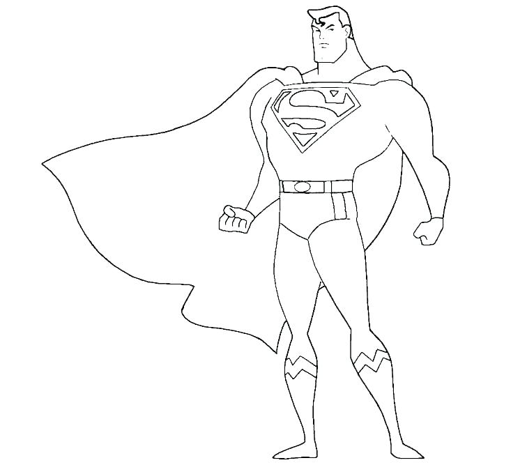 756x667 Free Printable Superman Coloring Pages For Kids Superman Logo Free