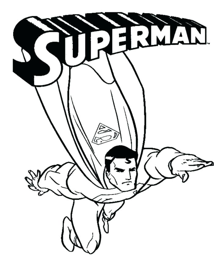 700x905 Superman Color Page Superman Color Superman Coloring Page