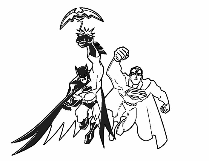 700x541 Batman And Superman Coloring Pages Superman Batman Coloring Pages
