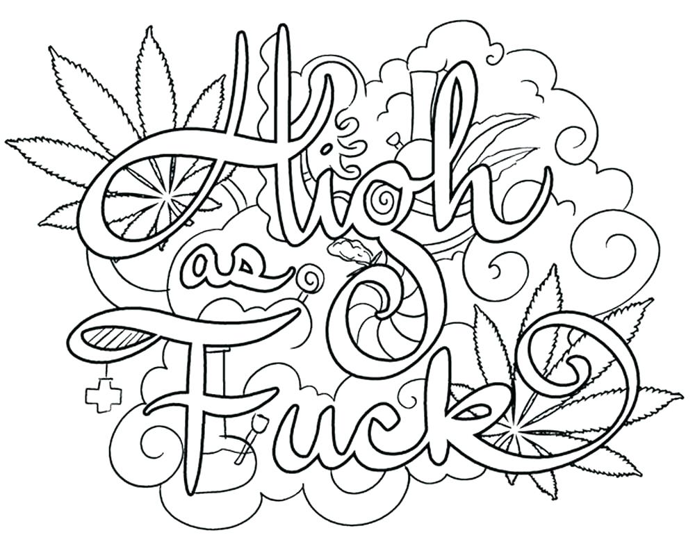 1000x780 Swear Word Coloring Pages Printable Free Free Swear Word Coloring