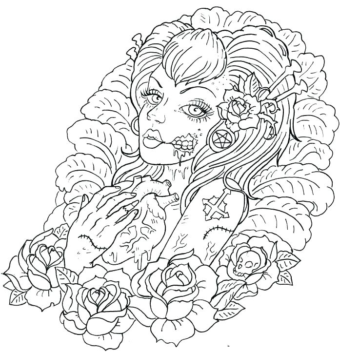 736x722 Tattoos Coloring Pages Tattoo Books In Addition To Printable