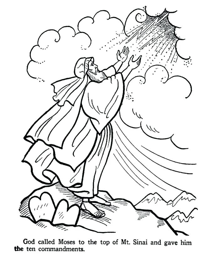 Free Printable Ten Commandments Coloring Pages at GetDrawings | Free ...