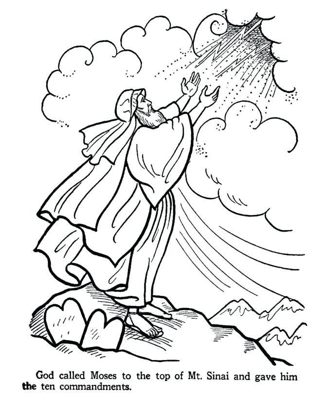 670x820 Free Printable Ten Commandments Coloring Pages Educational