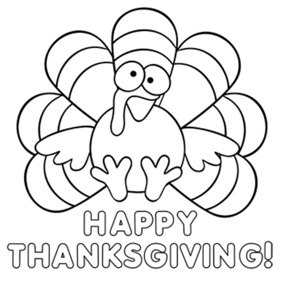 580x581 Thanksgiving Day Coloring Pages Free Thanksgiving Coloring