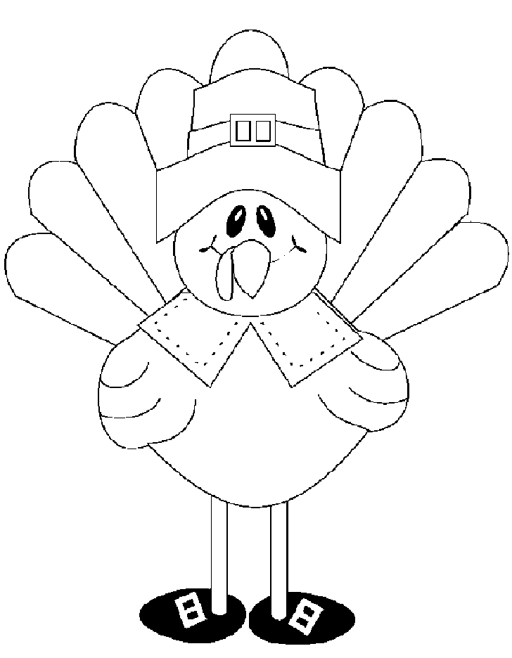 728x936 Thanksgiving Turkey Coloring Pages