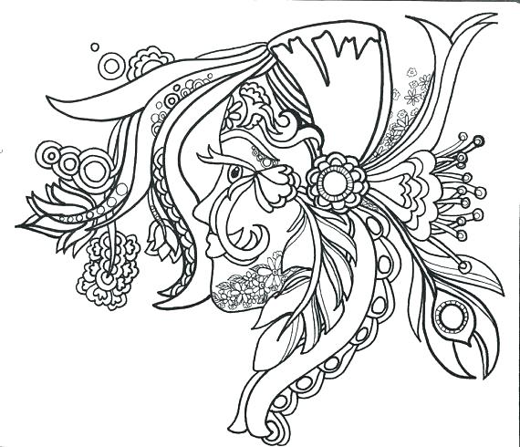 570x490 Coloring Pages For Girls Therapy Book Children Printable Epic Art