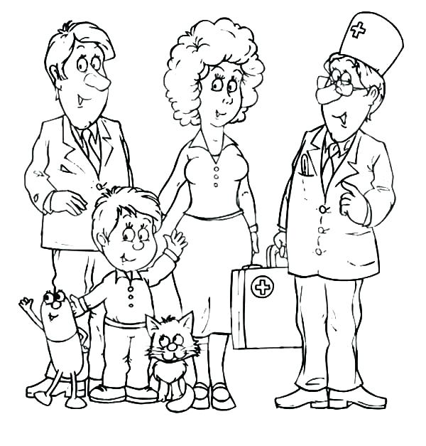 600x627 Doctor Coloring Pages Printable Doctor Coloring Pages Printable