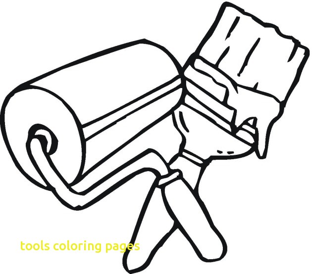 630x554 Tools Coloring Pages With Tools To Color Pictures Painting