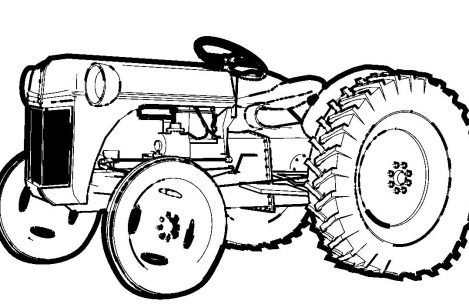 469x304 Free Printable Tractor Coloring Pages For Kids Just Colorings