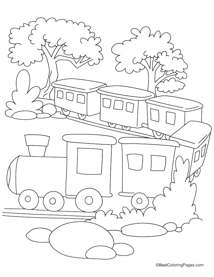 742x960 Printable Train Coloring Pages Printable Train Coloring Pages Free