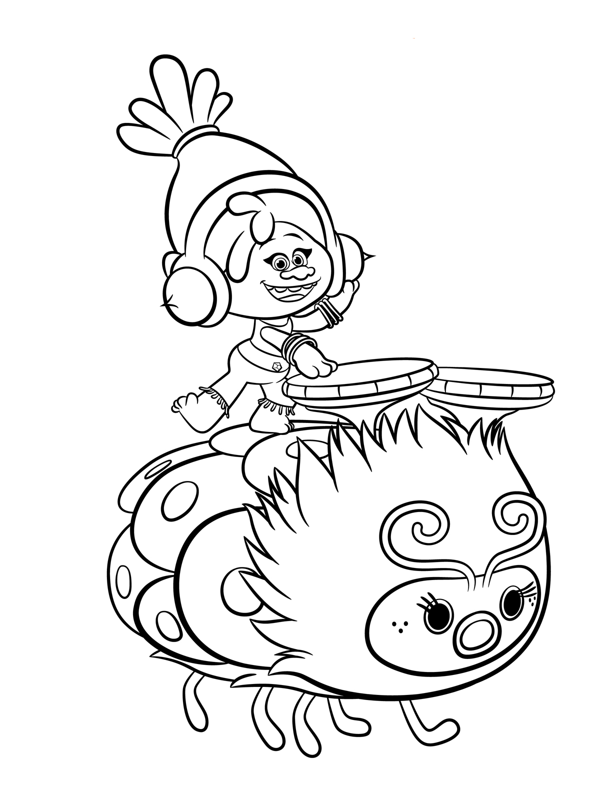 1200x1600 Trolls Coloring Pages To Download And Print For Free Toddler