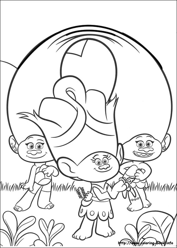 567x794 Trolls Coloring Pages On Coloring