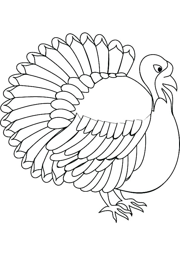 595x842 Turkey Coloring Pages Printable Free Free Turkey Coloring Page