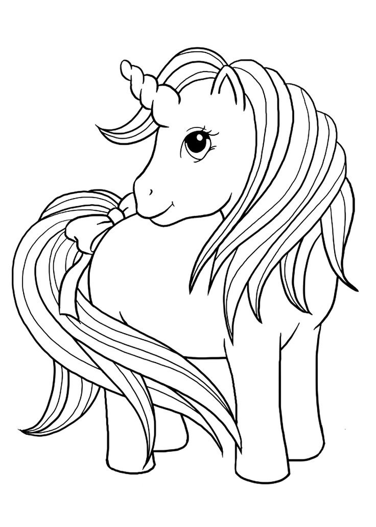 736x1030 Unicorn Color Sheet Top Free Printable Unicorn Coloring Pages