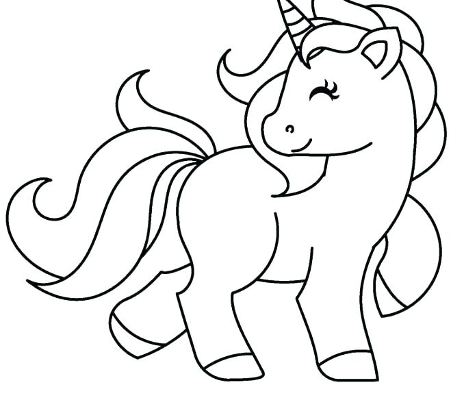 678x600 Unicorn Coloring Pages Printable