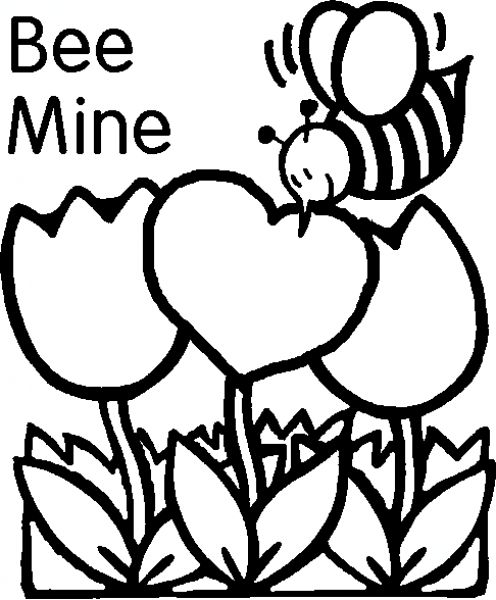 496x600 Free Printable Valentines Day Coloring Marvelous Valentines Day
