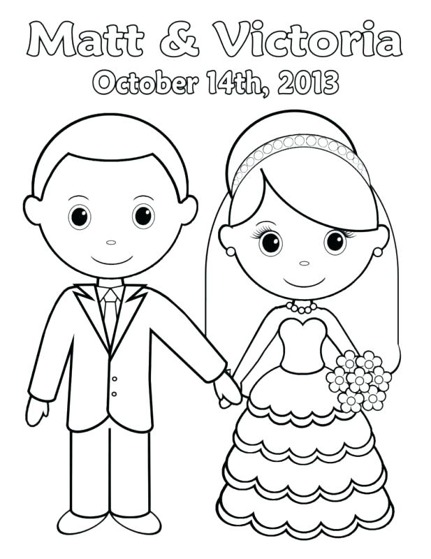 Free Printable Wedding Coloring Pages