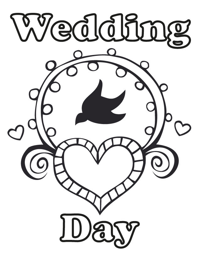 640x828 Trend Printable Wedding Coloring Pages On Line Drawings
