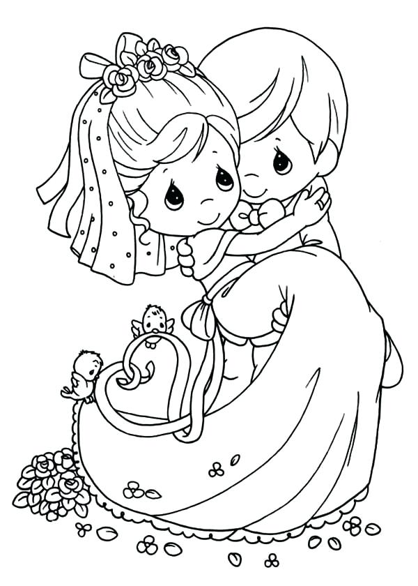 600x840 Wedding Coloring Page Amazing Free Printable Wedding Coloring