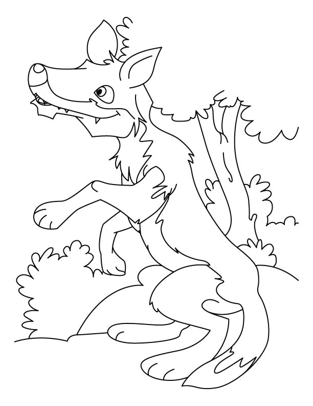 612x792 Free Printable Wolf Coloring Pages For Kids