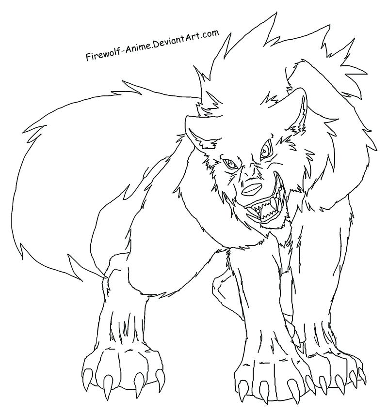 800x853 Printable Anime Wolf Coloring Pages Free Printable Coloring Pages
