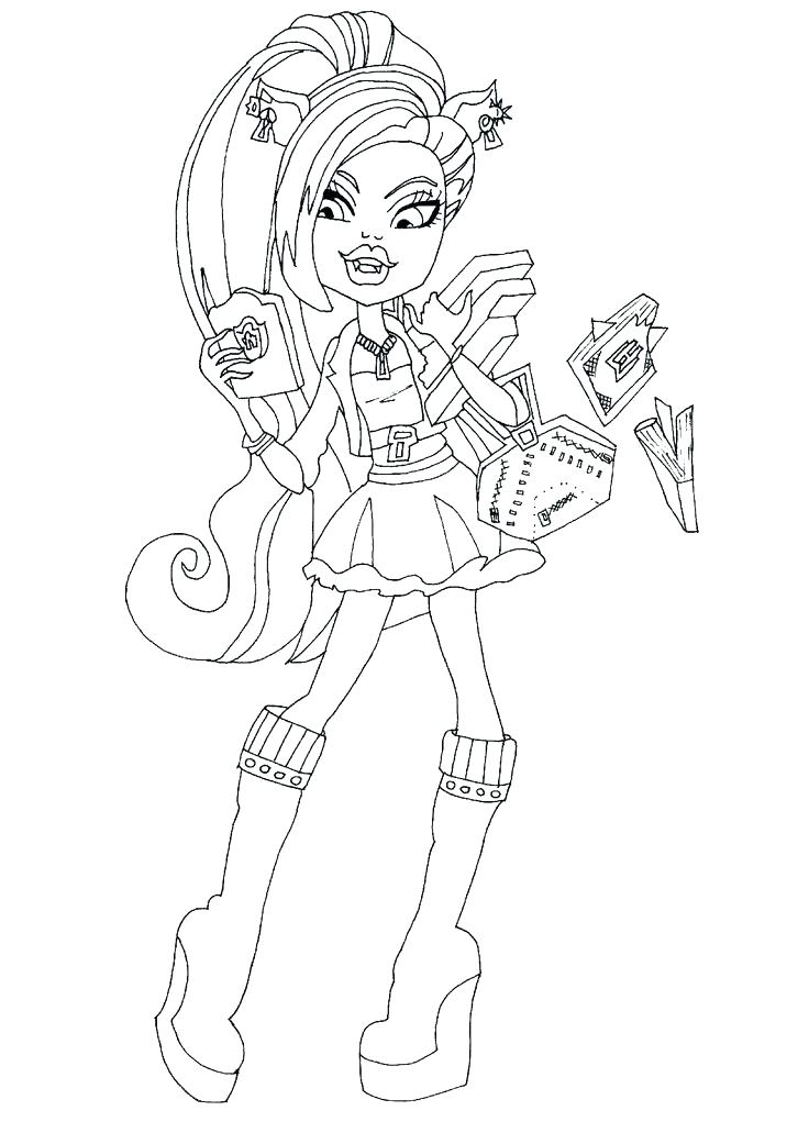 736x1041 Wolfman Para Colorear Para Free Printable Monster High Coloring